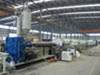 Plastic extrusion machine