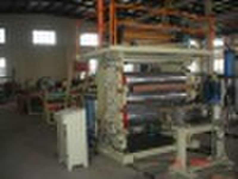 Plastic sheet machine