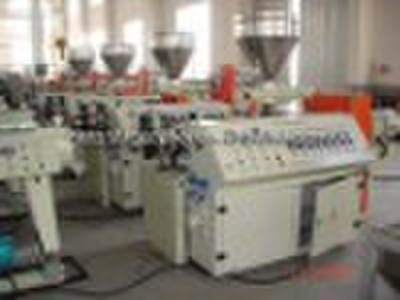 PVC pipe extrusion line