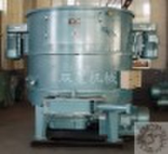 Intensive sand mixer for green sand batch type