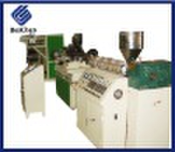 Corrugated pipe production line