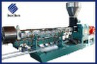 granulating machine with parallel twin screw extru