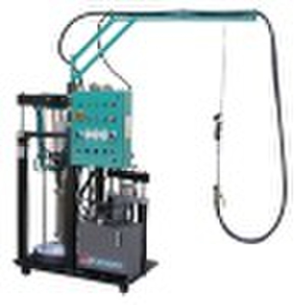 Bi component rubber spreading machine