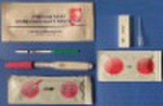 HCG pregnancy test strip, cassette and midstream f