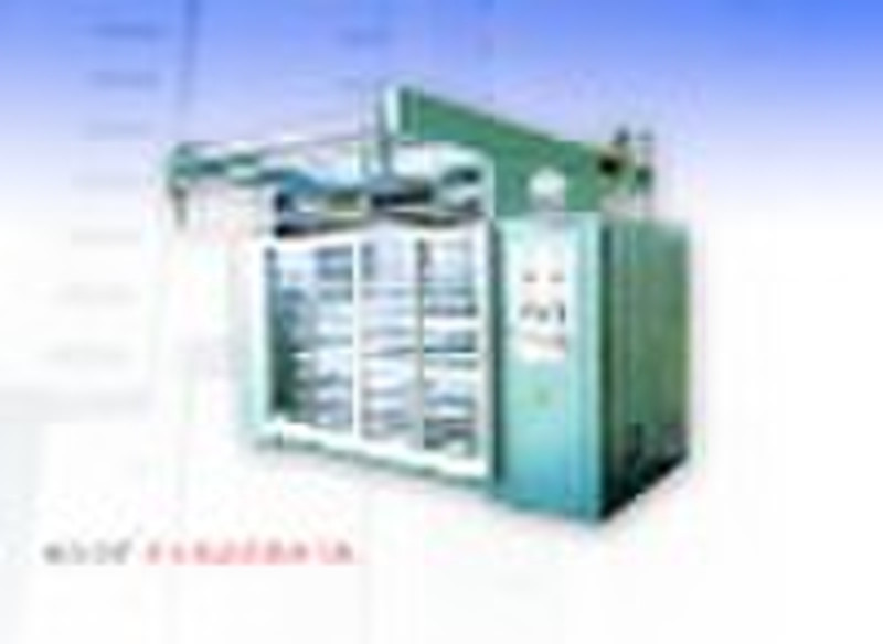 Vertical sueding machine for woven , suede fabric