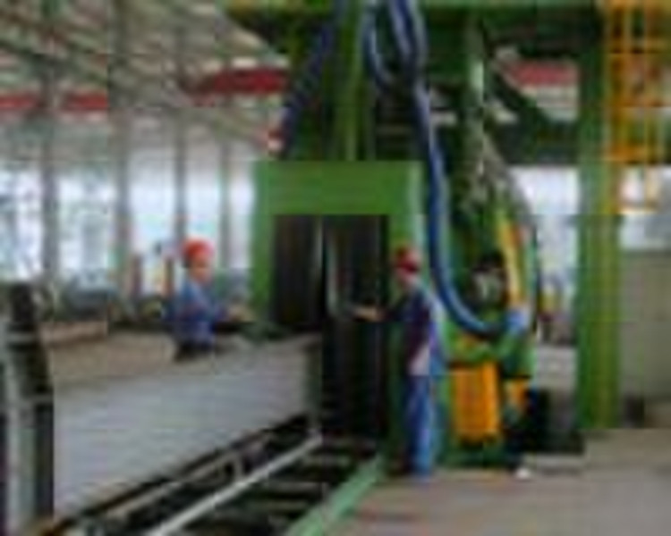 H beam shot blasting machine