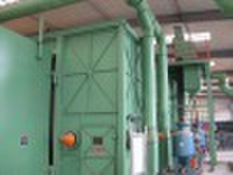 Sand blasting room
