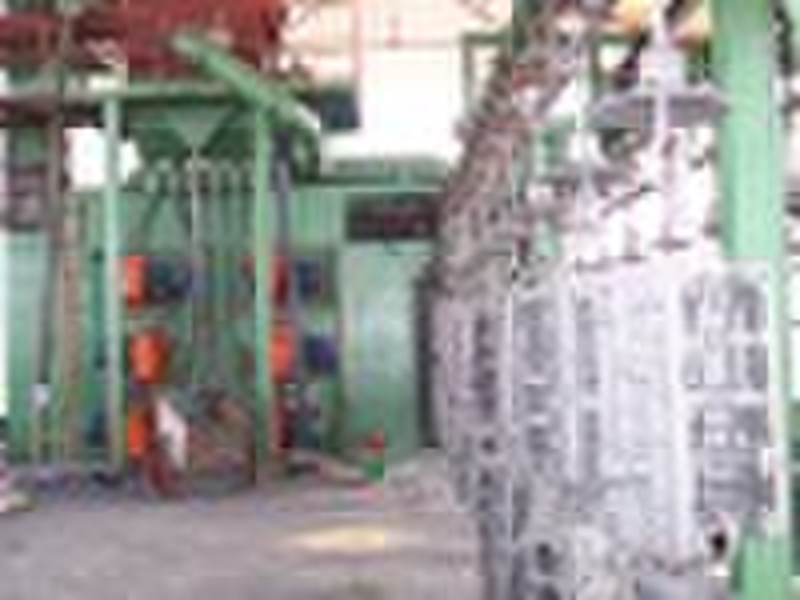 Overhead conveyor Shot Blasting Machine