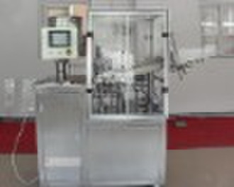Aluminum tube filling and sealing machine