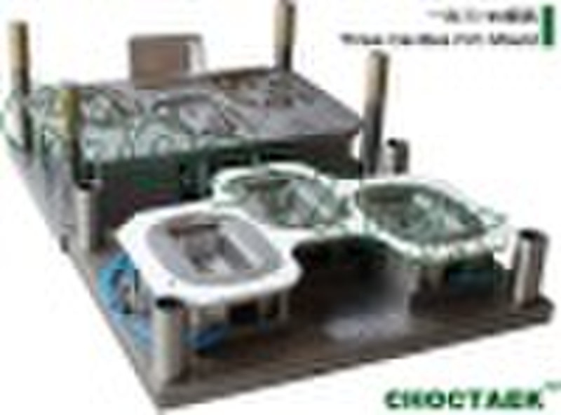 Aluminum foil container mould