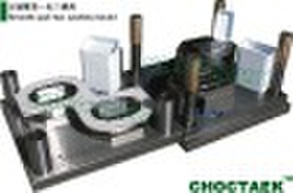 Smooth-wall foil container mould