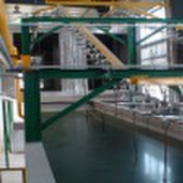 Aluminum pretreatment line