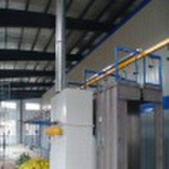 Powder coating line