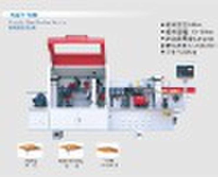 Semi-automatic straight edge banding machine