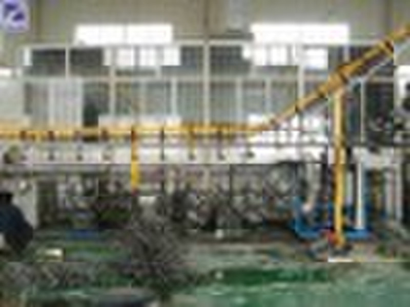 Electrohporesis coating line for car assembly line