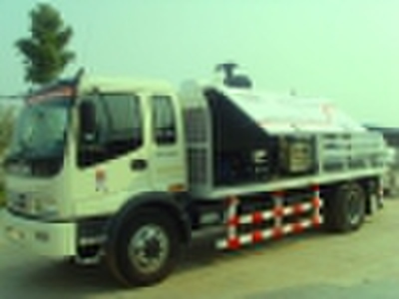 Truck mounted Stationary Concrete Pump (diesel eng