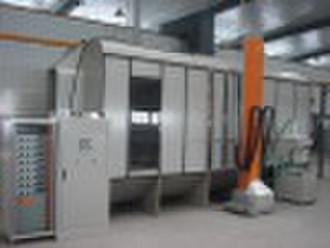 powder coating booth of automatic powder coating s