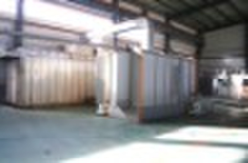 powder coating booth and batch curing oven for man
