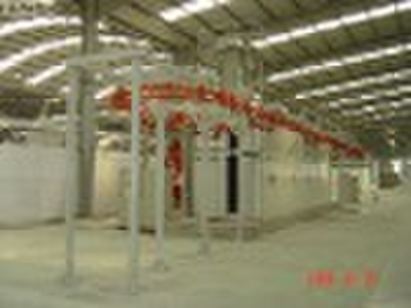 Semi-automatic Sand Blasting Line for Inner Tank o