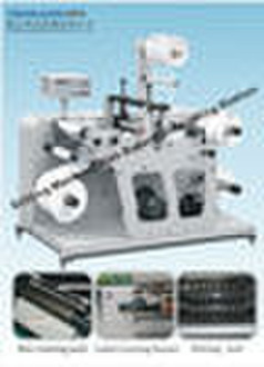 Slitter machine with rotary die-cutting station