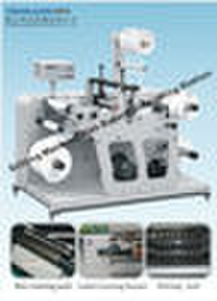 Slitter machine with rotary die-cutting station