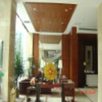 Wood ceiling andcolumn