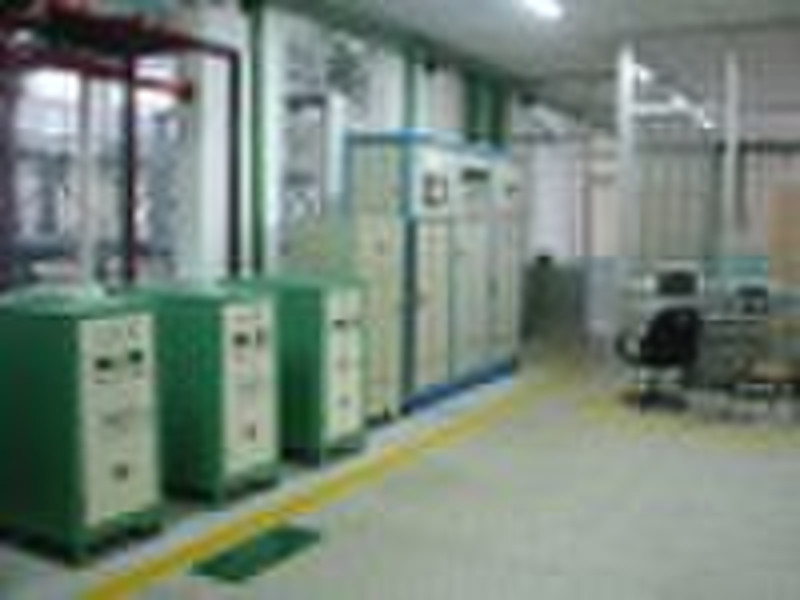 Electric control system for lines