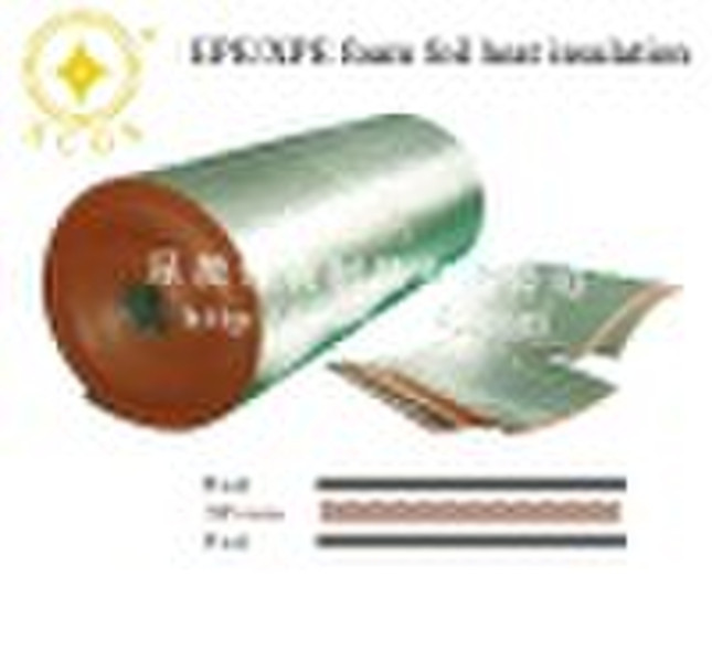 Radiant barrier reflective heat or thermal foil fo