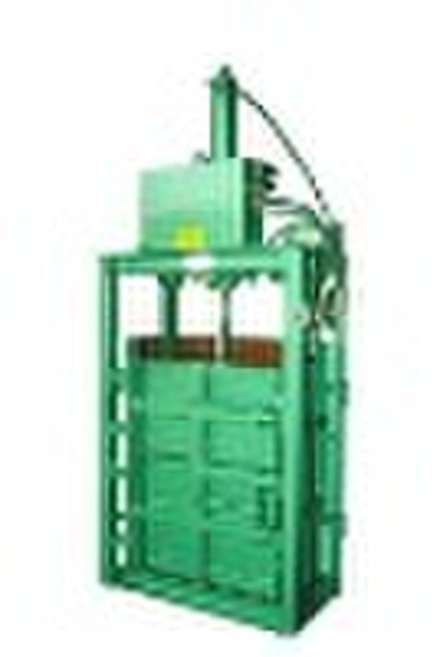vertical paper baler