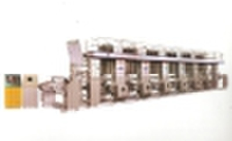 Rotogravure color printing machine