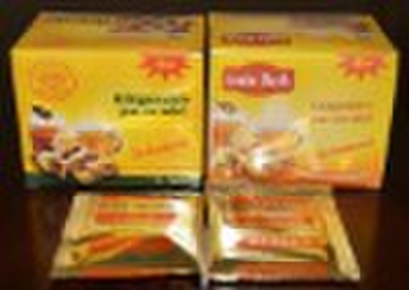 Ginger tea and Tea bag