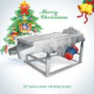 Linear vibrating screen for any particles