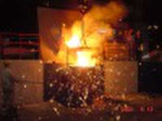 Steel molten induction furnace