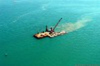 Large-scale mineral sand mining boat