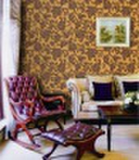flocking wallpaper/flocking wall covering
