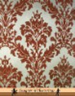 OEM flocking wallpaper / flock wallcovering