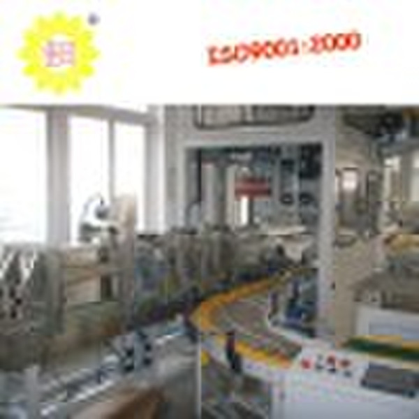 case packing line for beer