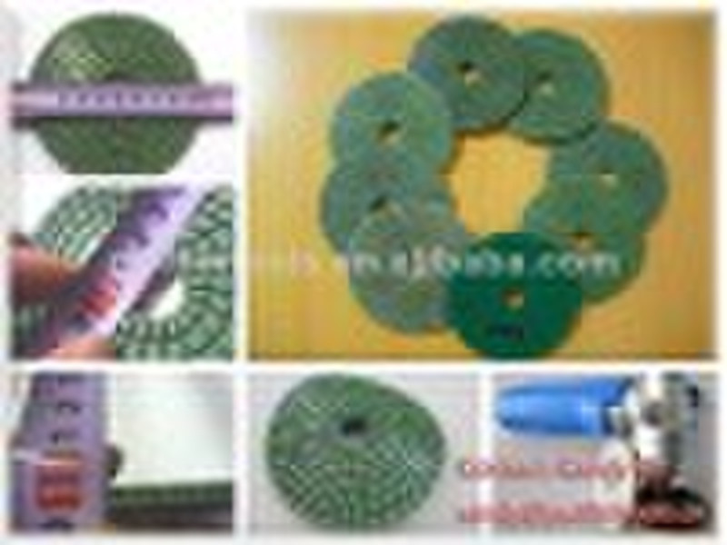 Diamond polishing pads & abrasive tools/ Wet u