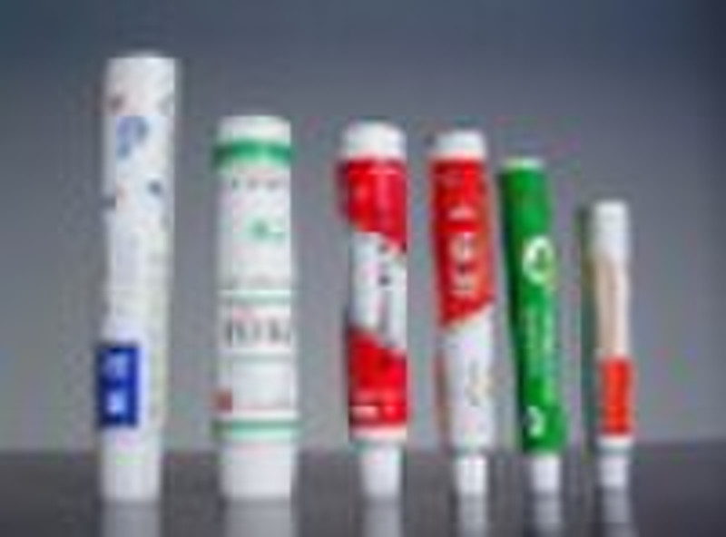 printed PBL, ABL Laminated Toothpaste Tubes