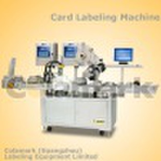 Card Labeling Machine with PINs Verification Devic