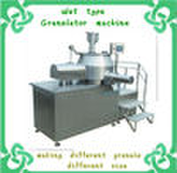 Wet mixing granulator