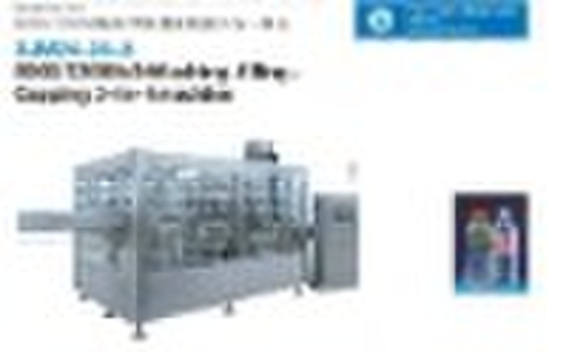 8000/12000/h washing filling capping 3-in-1machine