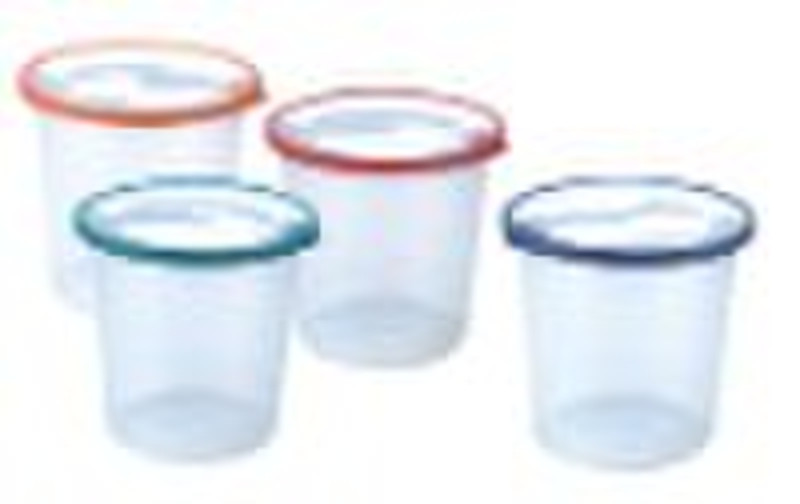 Airtight microwavable plastic food container