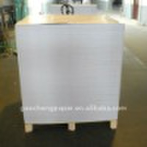 Coated duplex board with white back