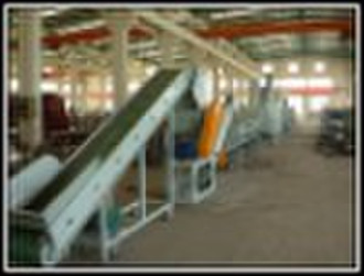Crushing washing and pelletizing line for PET