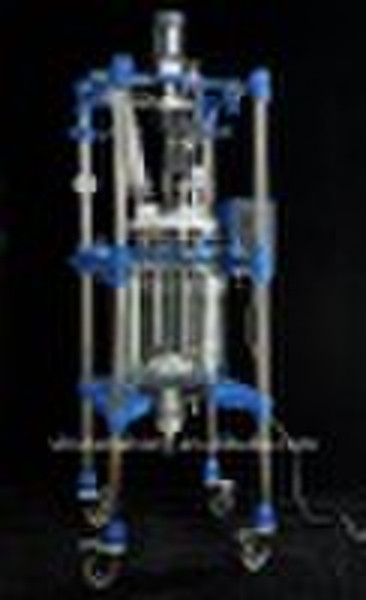 Jacket Glass Reactor 20L with Condenser & Funn