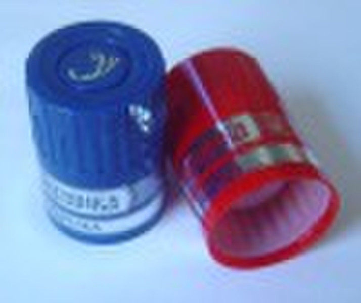anti-fake Plastic bottle lids with pull-ring