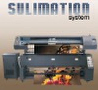 Sublimation printer with system