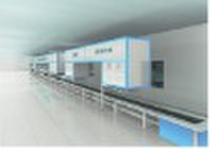 Vulcanized shoe production line/shoe machine