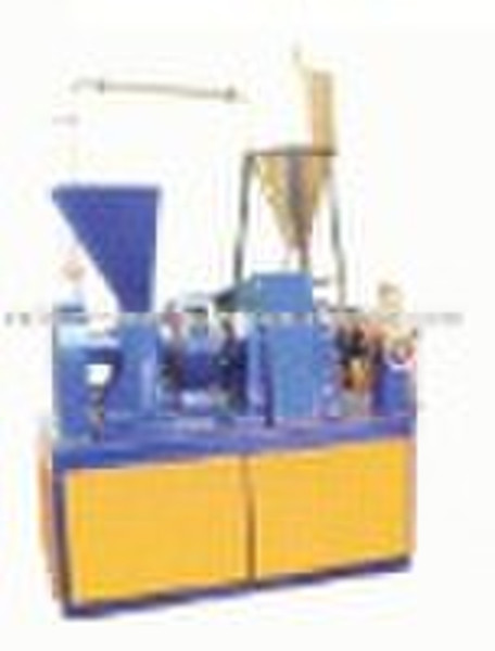 Rubber recycling machine